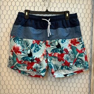 NWT Gailang Tropical Swim Trunks